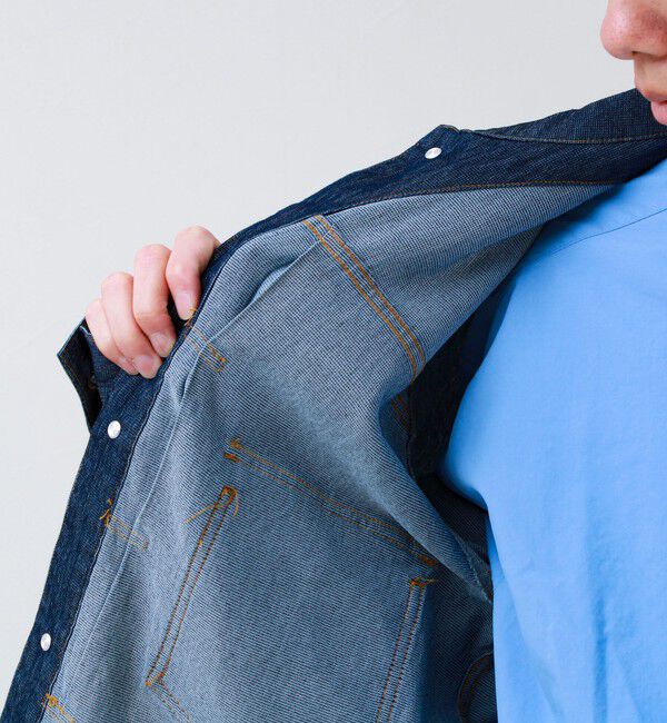 GLOSTER「【軽量ストレッチ】メッシュデニム3rdタイプジャケット」|デニムジャケット|