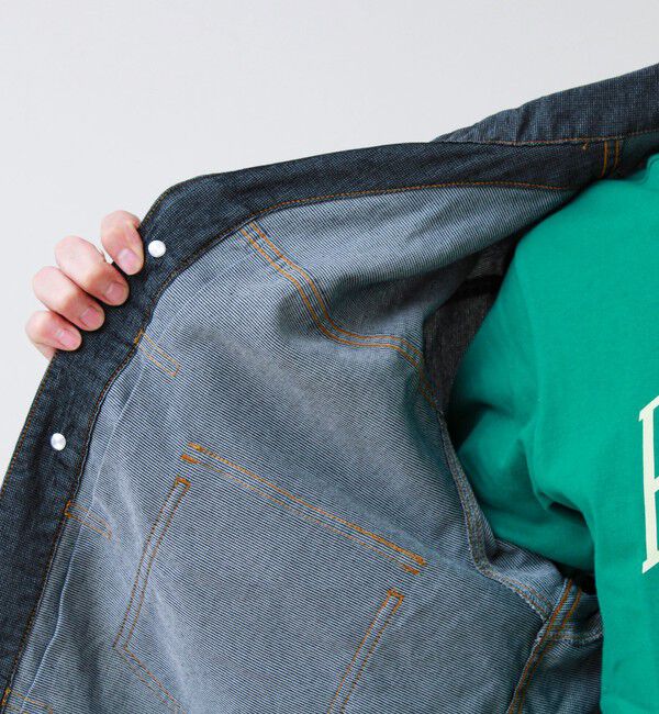 GLOSTER「【軽量ストレッチ】メッシュデニム3rdタイプジャケット」|デニムジャケット|