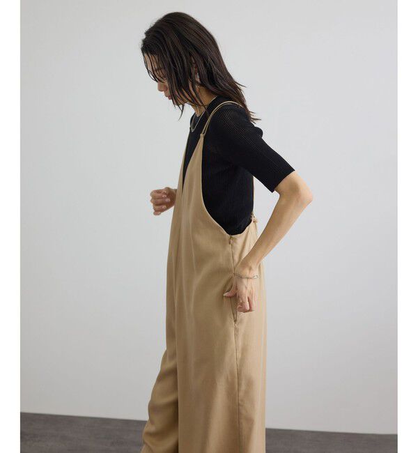 SALON adam et rope'「ビンテージツイルサロペット」|オールインワン|