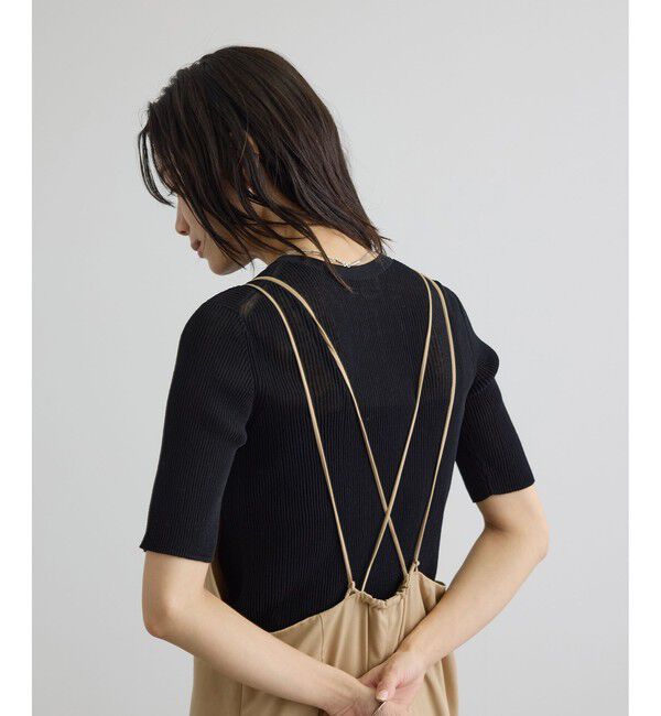 SALON adam et rope'「ビンテージツイルサロペット」|オールインワン|