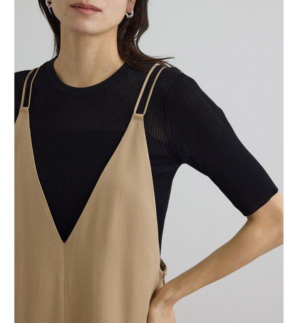 SALON adam et rope'「ビンテージツイルサロペット」|オールインワン|