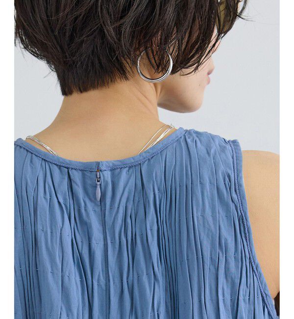 SALON adam et rope'「【WEB限定】ハンドピンタックオールインワン / イージーケア」|オールインワン|