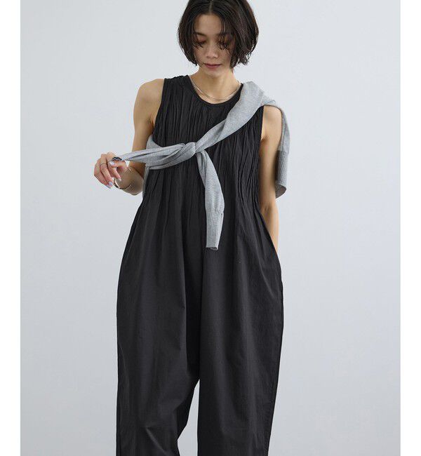 SALON adam et rope'「【WEB限定】ハンドピンタックオールインワン / イージーケア」|オールインワン|