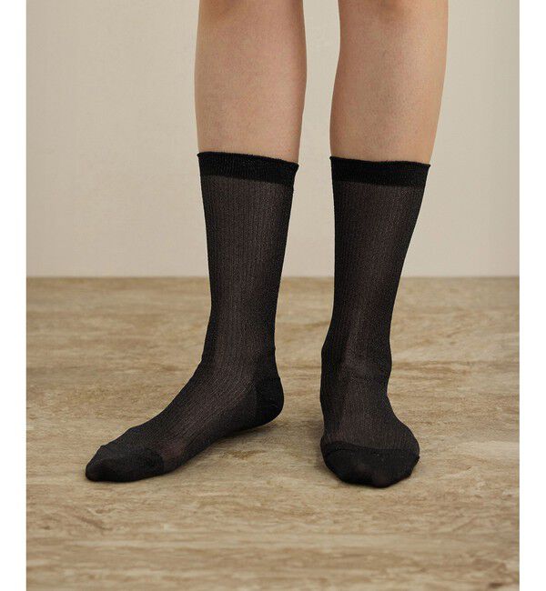 ROPE'「ラメシアーソックス」|ソックス|クロメイン