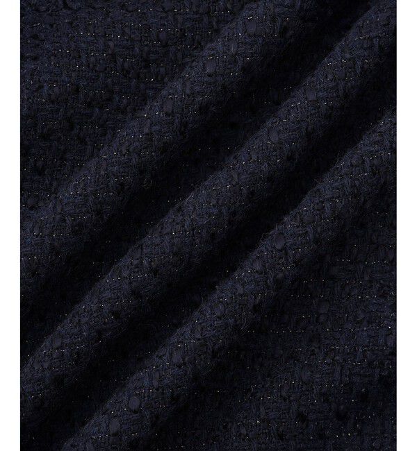 ROPE「ミックスツイードノーカラージャケット/26SS」|ノーカラージャケット|