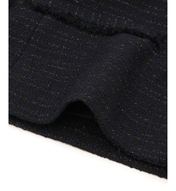 ROPE「ミックスツイードノーカラージャケット/26SS」|ノーカラージャケット|