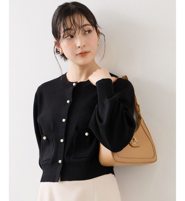 VIS「パールボタンカーディガン」|カーディガン|