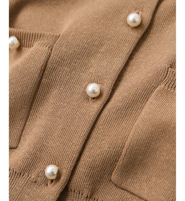 VIS「パールボタンカーディガン」|カーディガン|