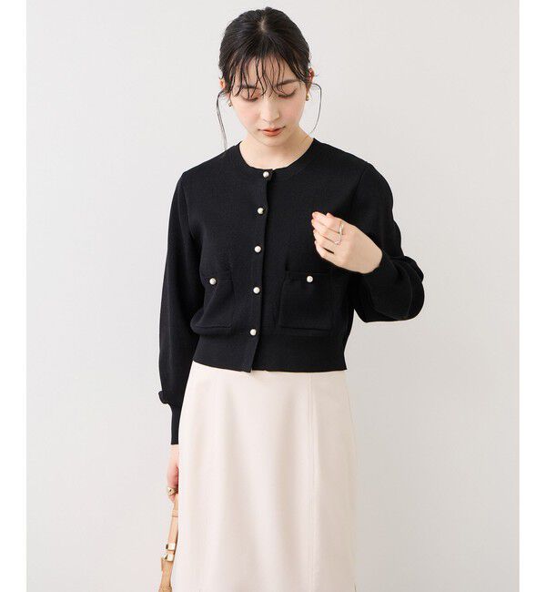 VIS「パールボタンカーディガン」|カーディガン|