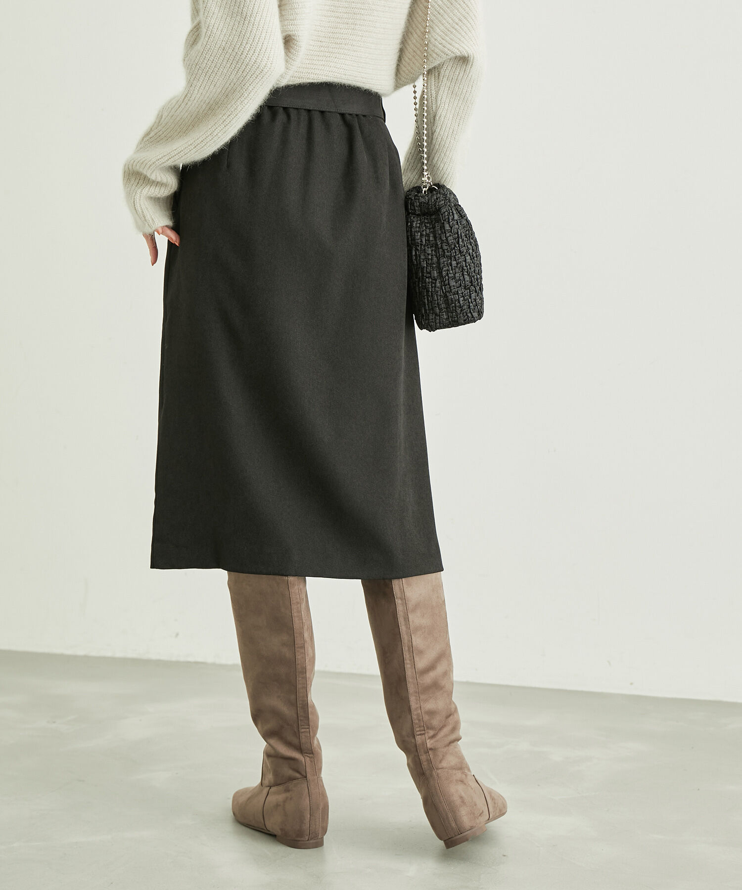 Rope&rsquo;Picnic「ラナテックラップ風スカート」|スカート|