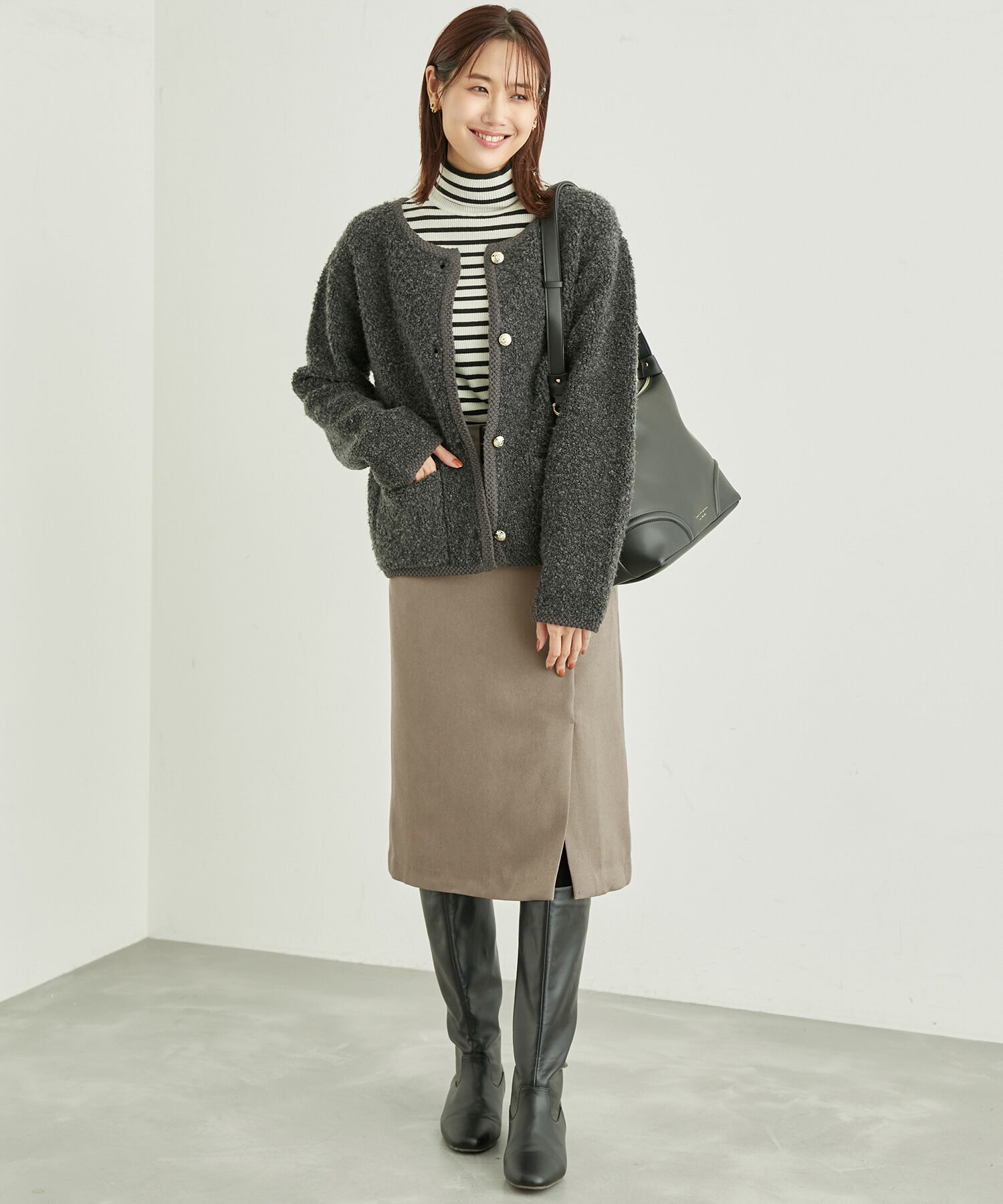 Rope&rsquo;Picnic「ラナテックラップ風スカート」|スカート|