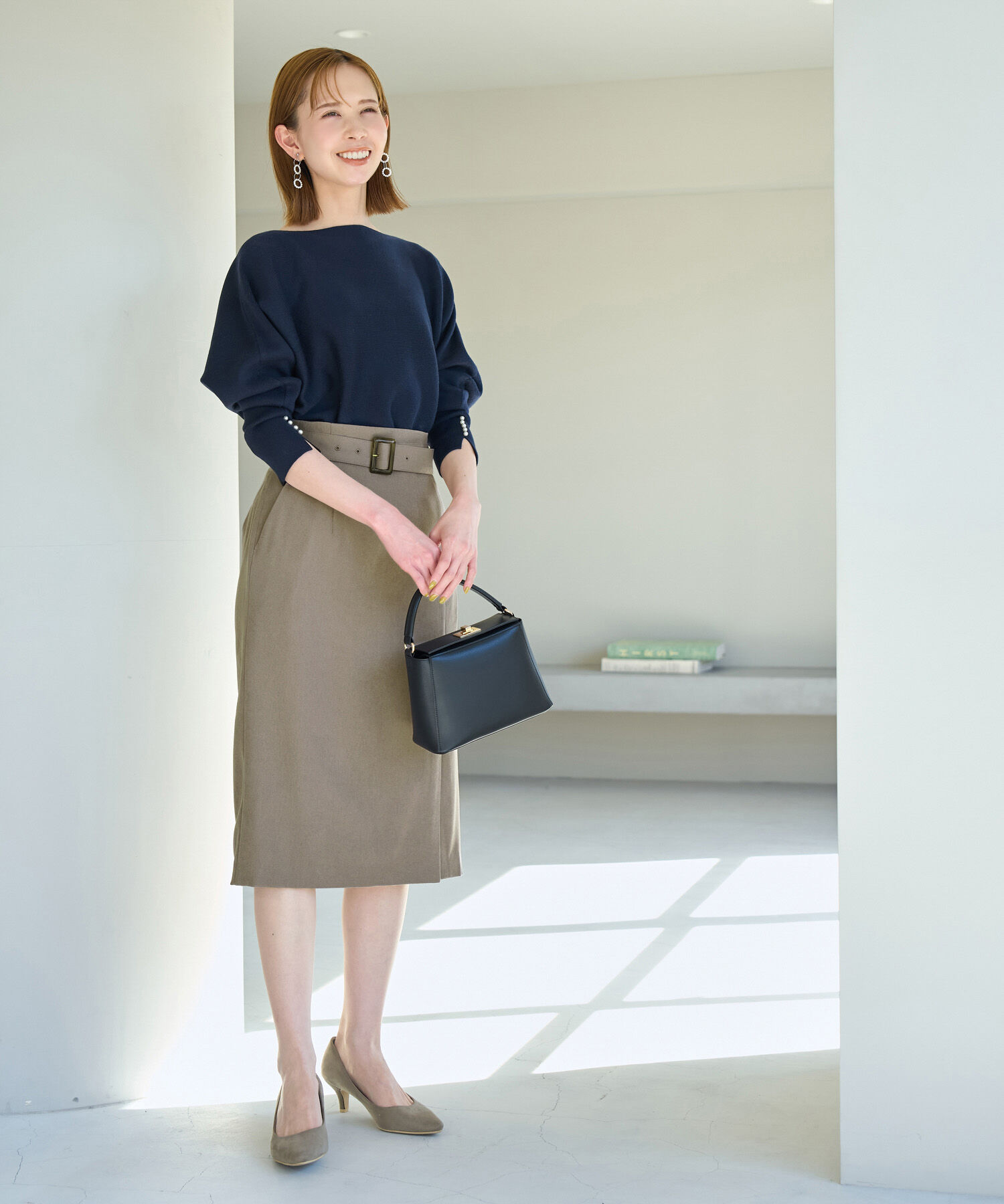 Rope&rsquo;Picnic「ラナテックラップ風スカート」|スカート|