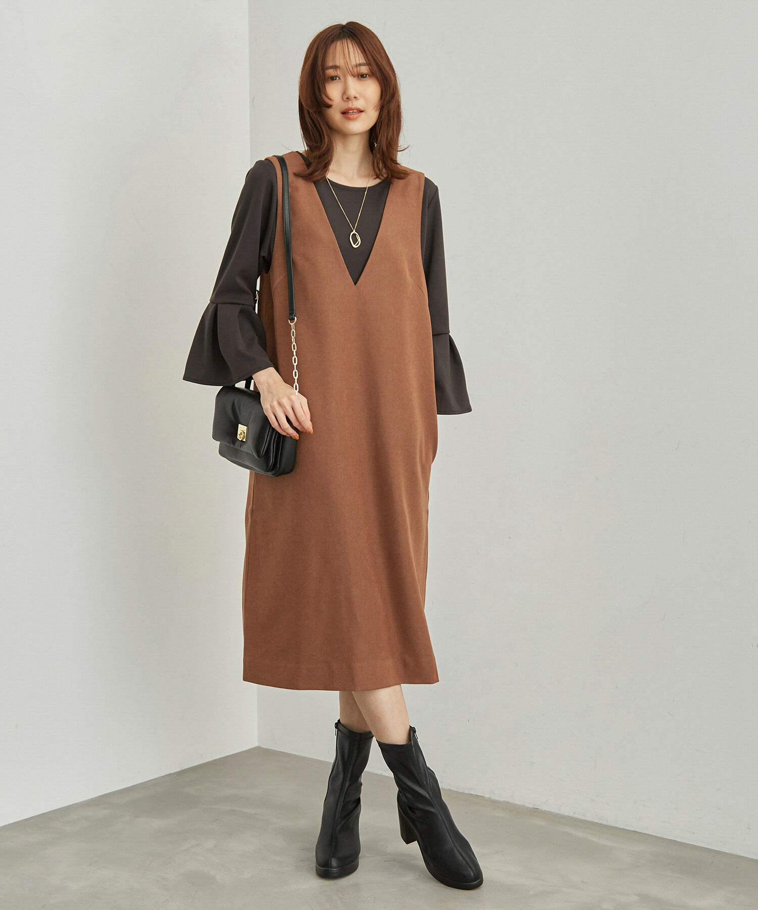 Rope&rsquo;Picnic「ラナテック/ジャンパースカート」|ジャンパースカート|