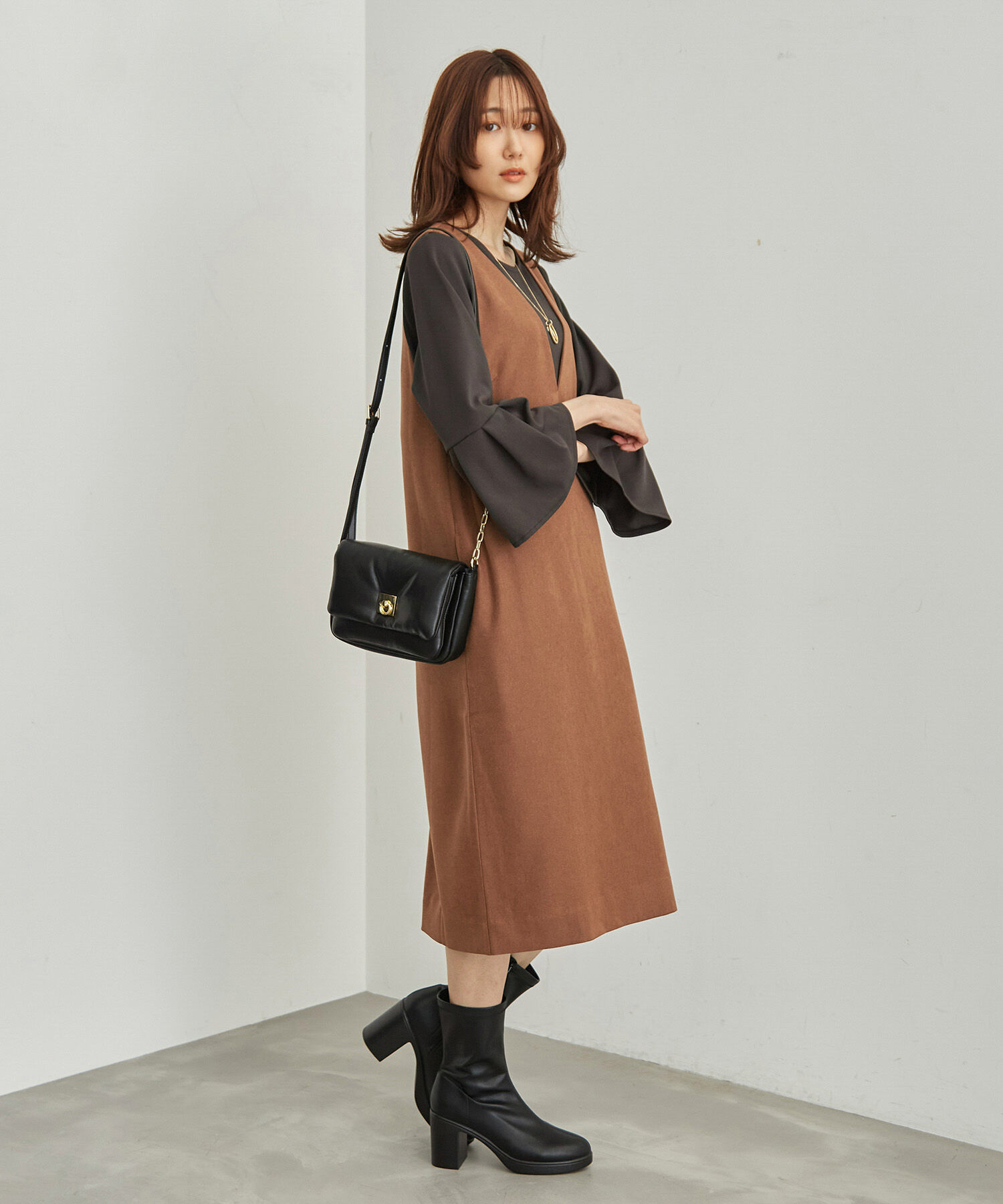 Rope&rsquo;Picnic「ラナテック/ジャンパースカート」|ジャンパースカート|