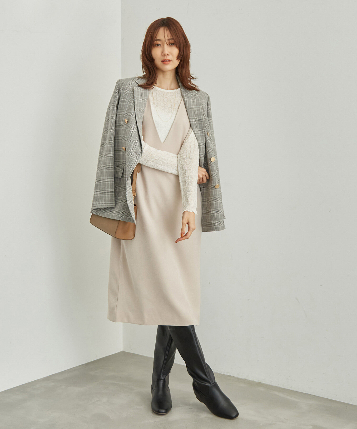 Rope&rsquo;Picnic「ラナテック/ジャンパースカート」|ジャンパースカート|