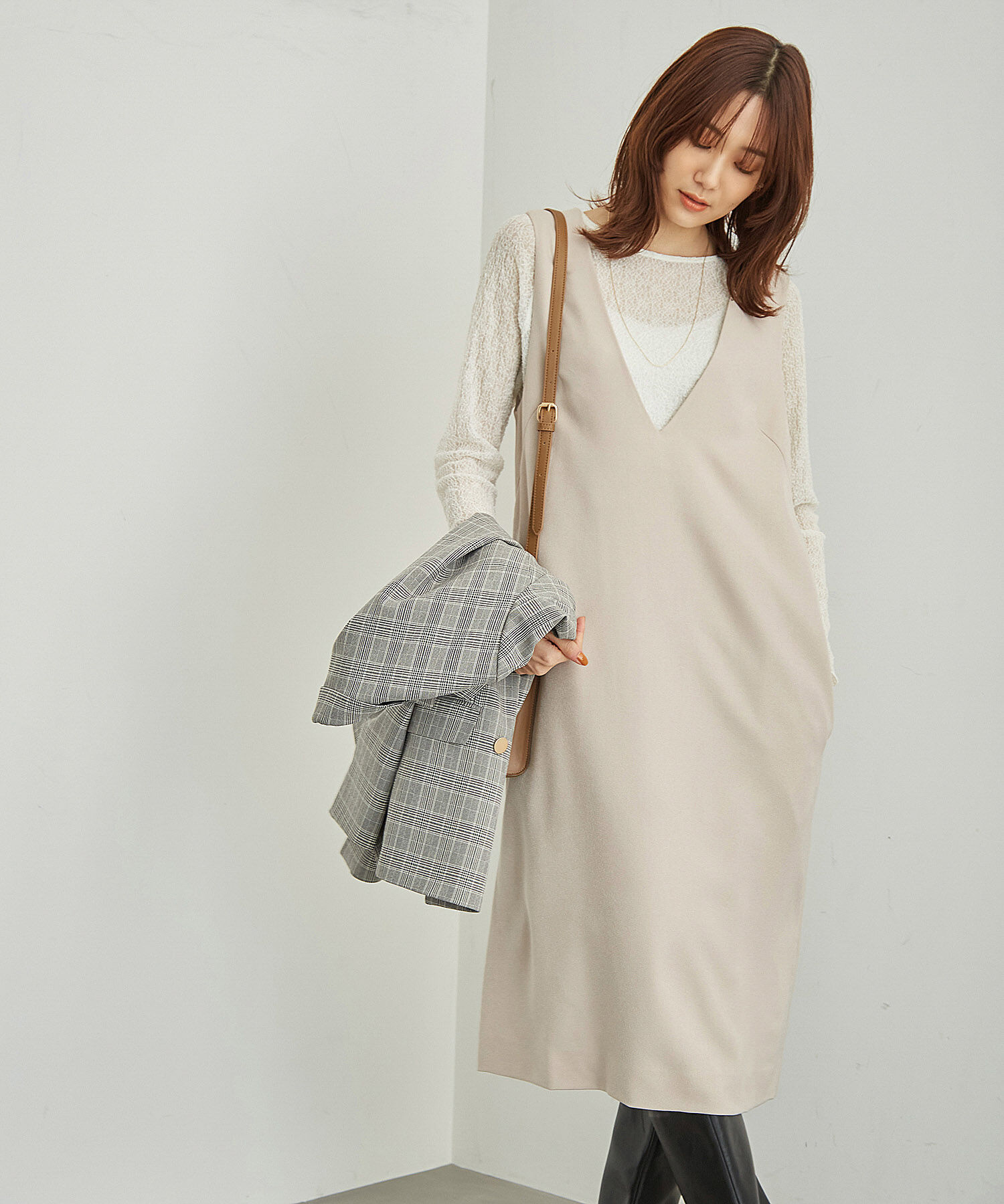 Rope&rsquo;Picnic「ラナテック/ジャンパースカート」|ジャンパースカート|