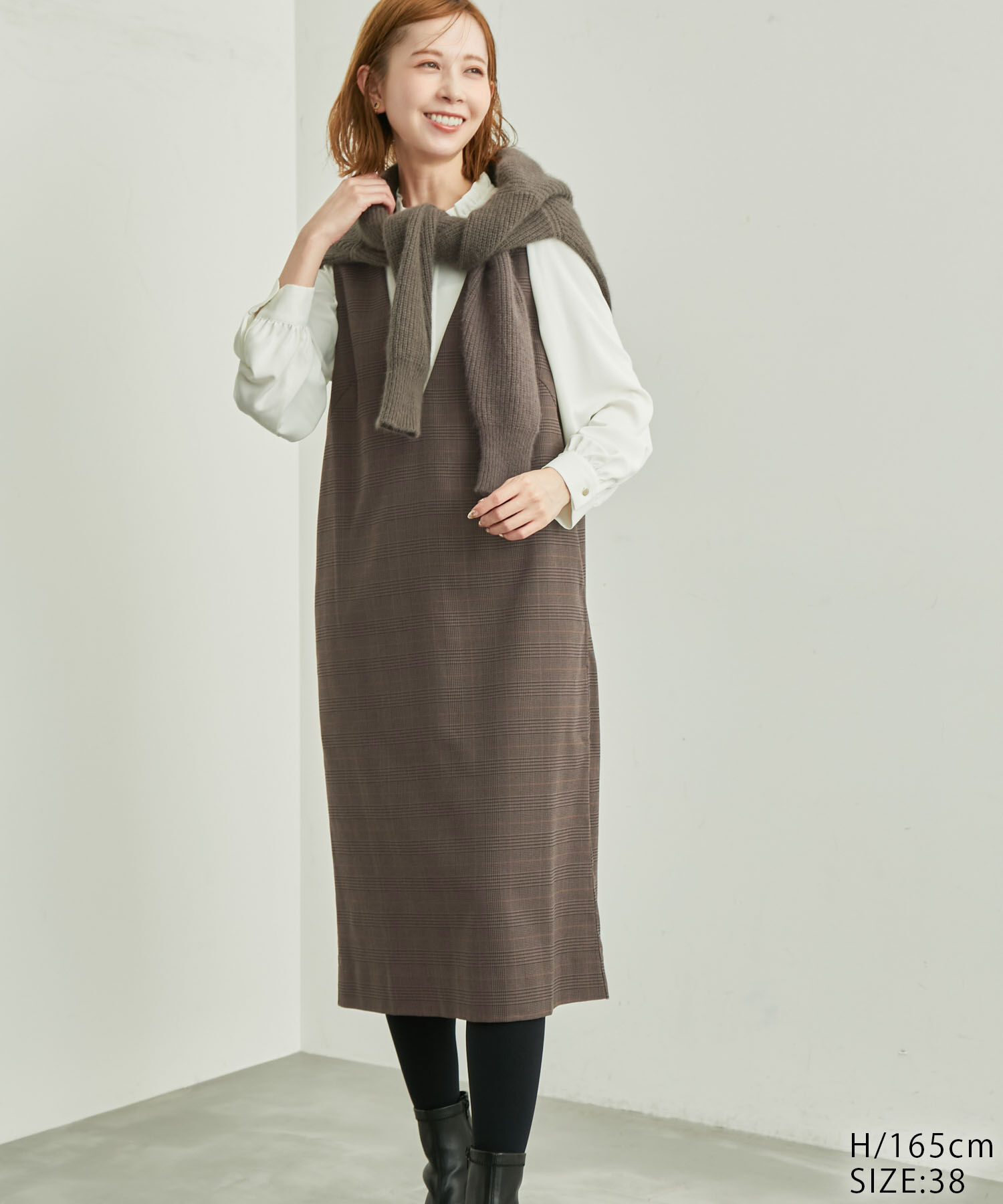 Rope&rsquo;Picnic「ラナテック/ジャンパースカート」|ジャンパースカート|