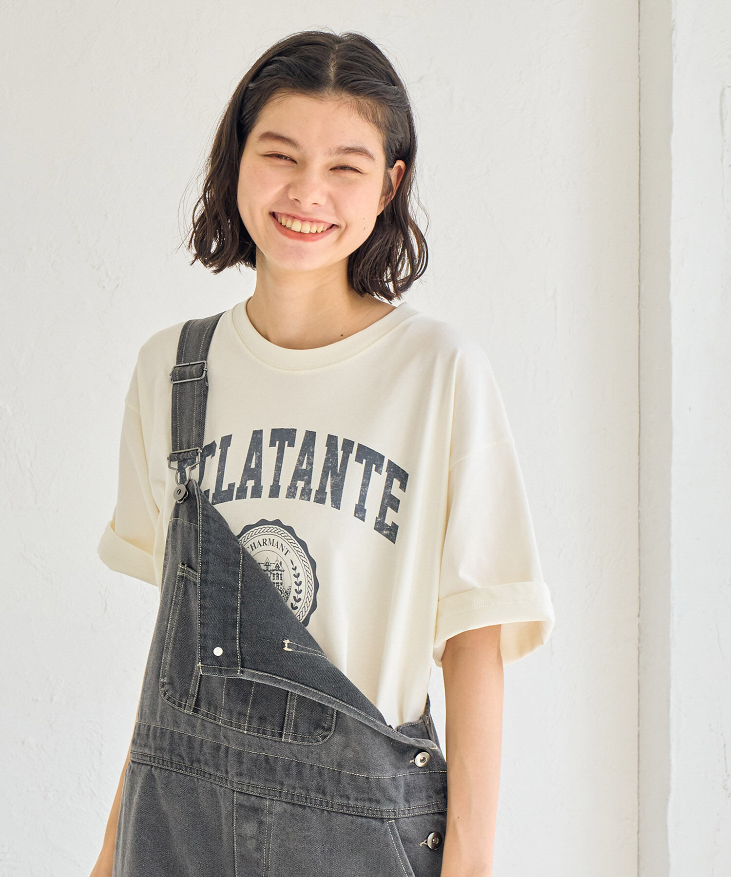 ROPE' PICNIC R「カレッジロゴオーバーTシャツ」|Tシャツ・カットソー|