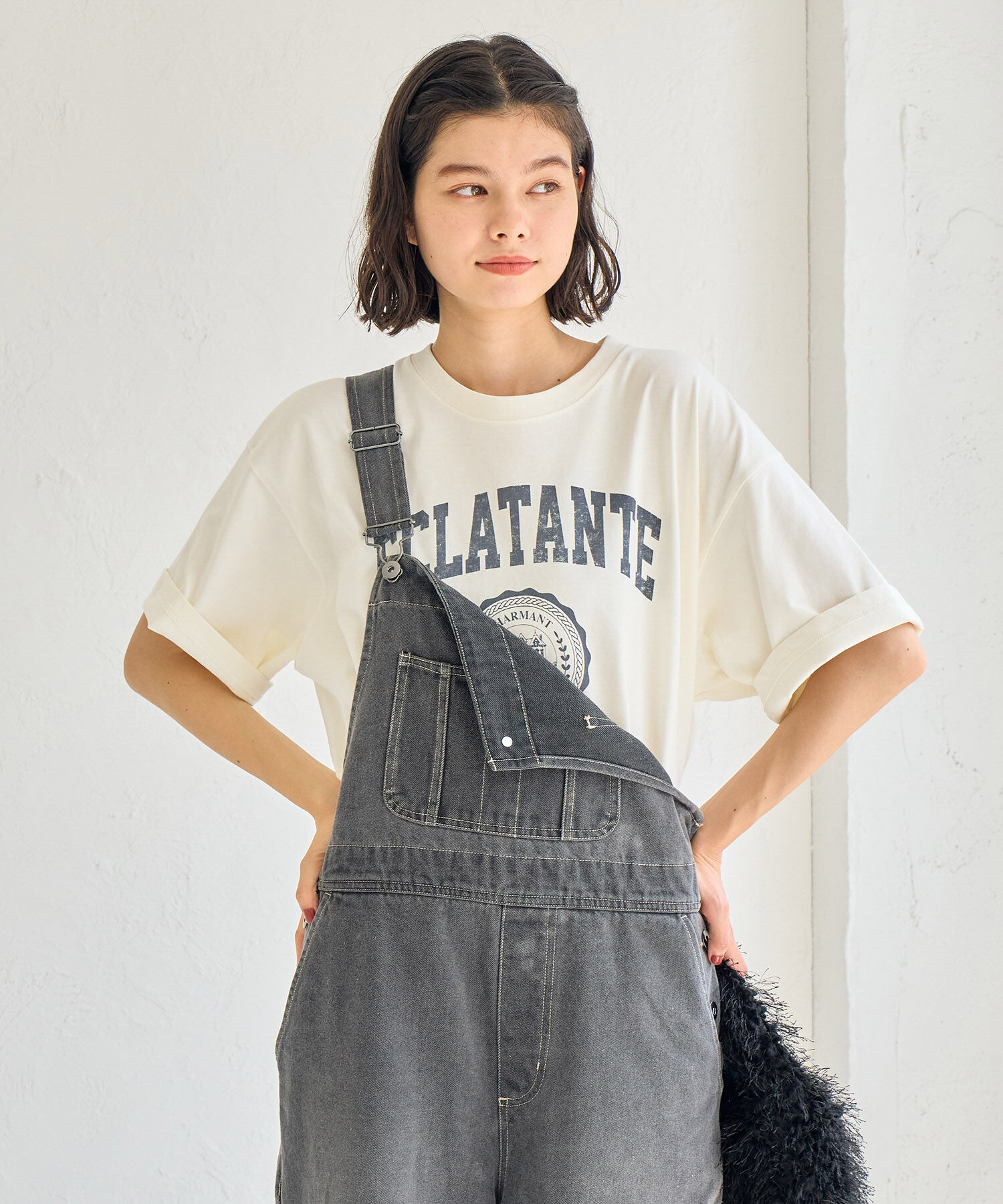 ROPE' PICNIC R「カレッジロゴオーバーTシャツ」|Tシャツ・カットソー|