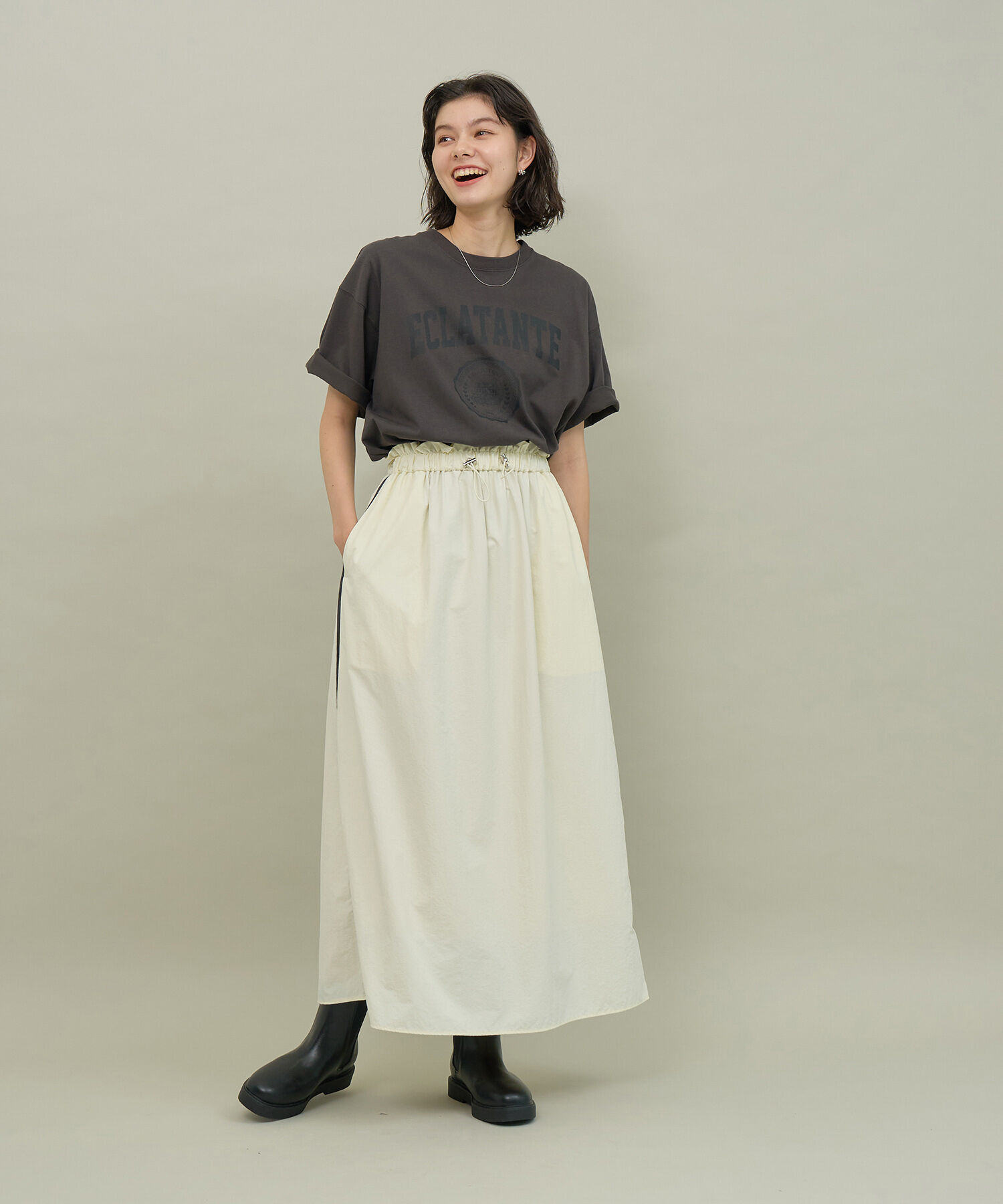 ROPE' PICNIC R「カレッジロゴオーバーTシャツ」|Tシャツ・カットソー|