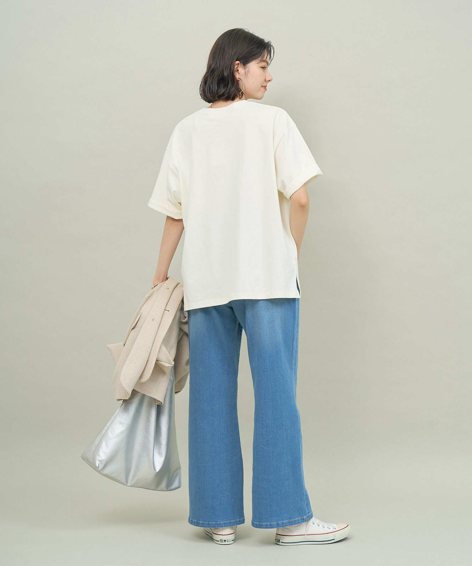 ROPE' PICNIC R「カレッジロゴオーバーTシャツ」|Tシャツ・カットソー|