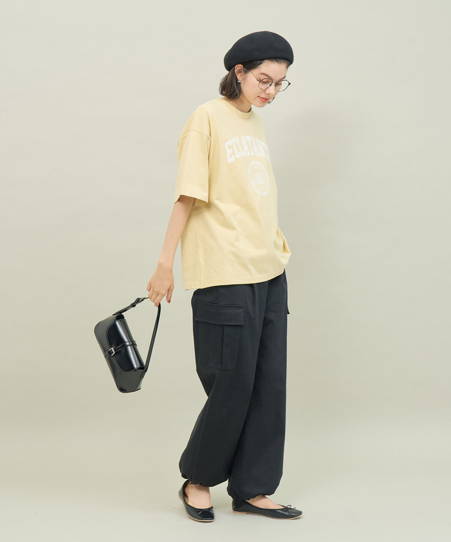 ROPE' PICNIC R「カレッジロゴオーバーTシャツ」|Tシャツ・カットソー|