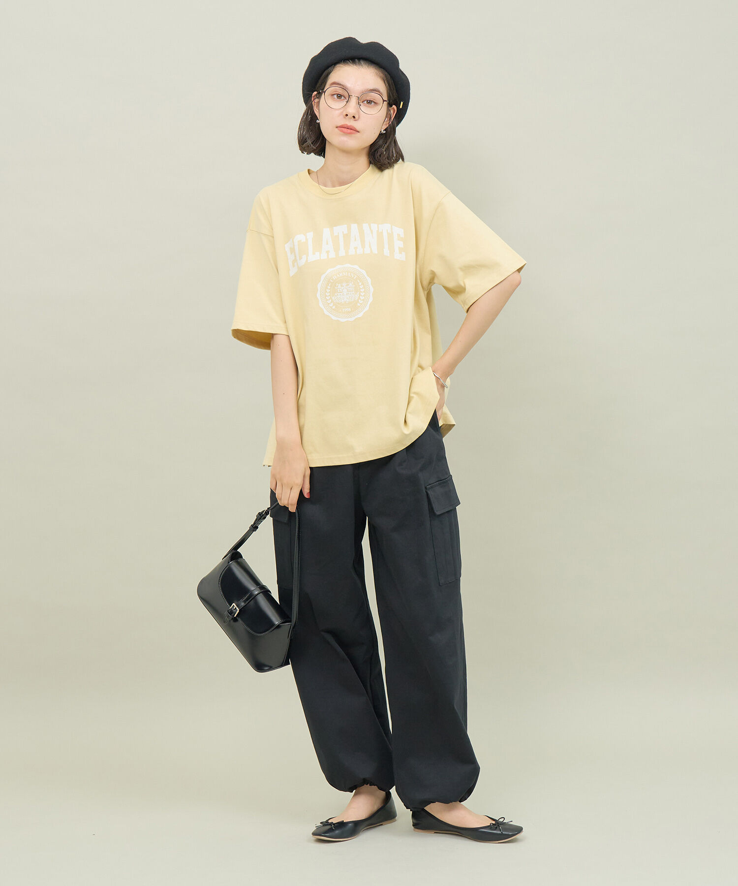 ROPE' PICNIC R「カレッジロゴオーバーTシャツ」|Tシャツ・カットソー|