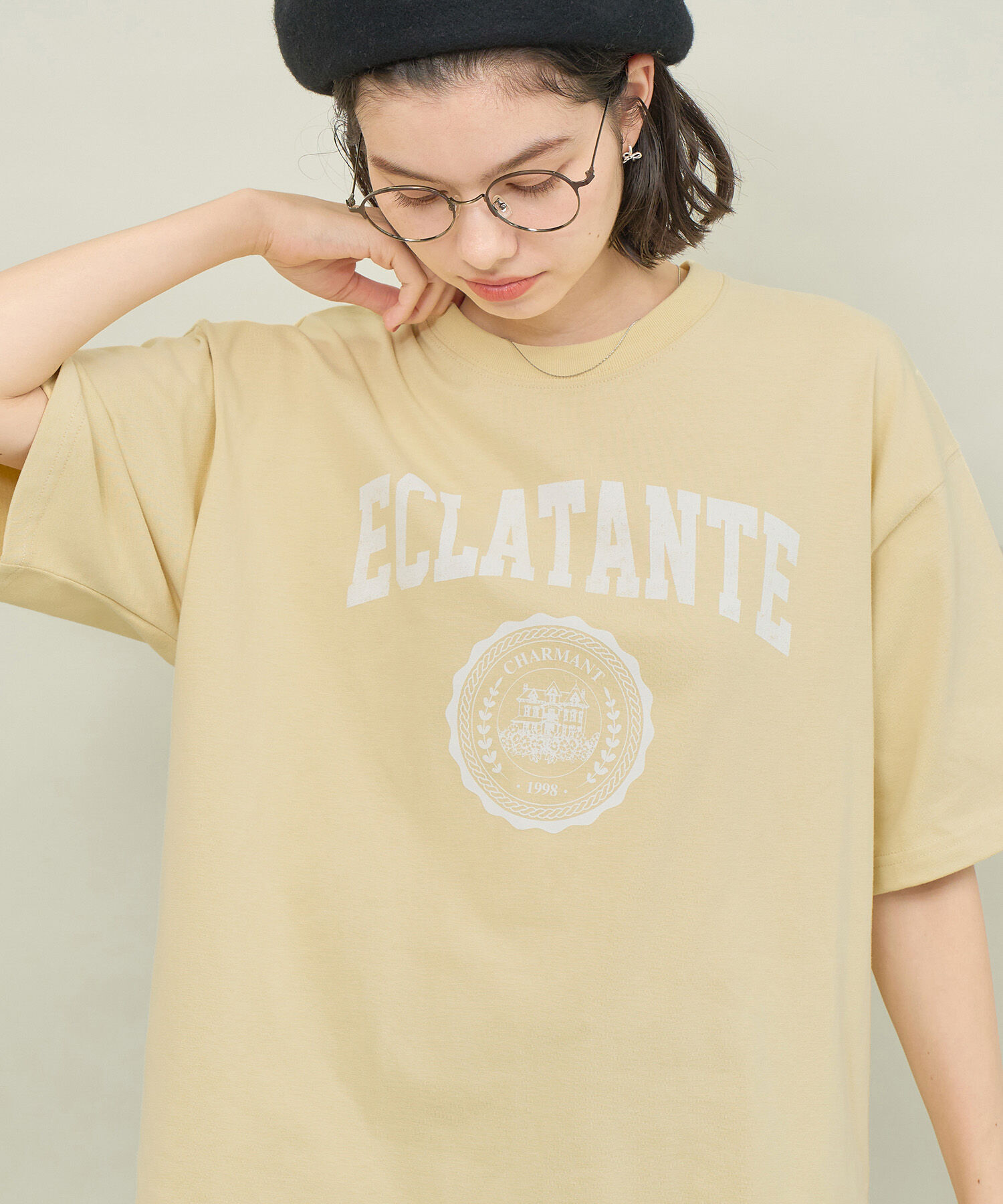 ROPE' PICNIC R「カレッジロゴオーバーTシャツ」|Tシャツ・カットソー|