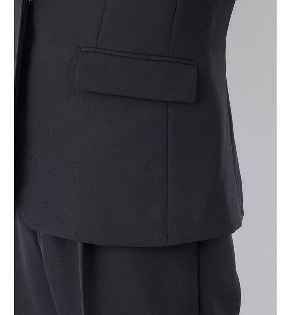 Rope&rsquo;Picnic「【360&deg;ウルトラストレッチ】UVカット・花粉ガード/ノーラペルジャケット/セットアップ対応」|ノーカラージャケット|