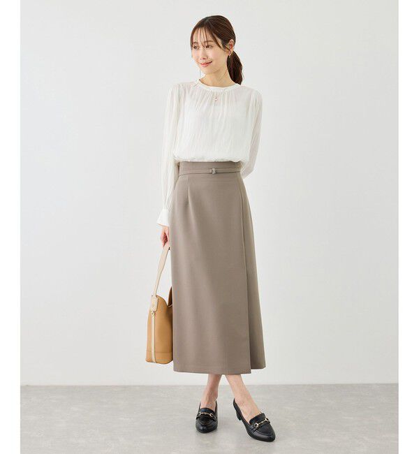 Rope&rsquo;Picnic「【WEB限定】360&deg;ウルトラストレッチ タイトスカート/UVカット・花粉ガード・セットアップ対応」|スカート|