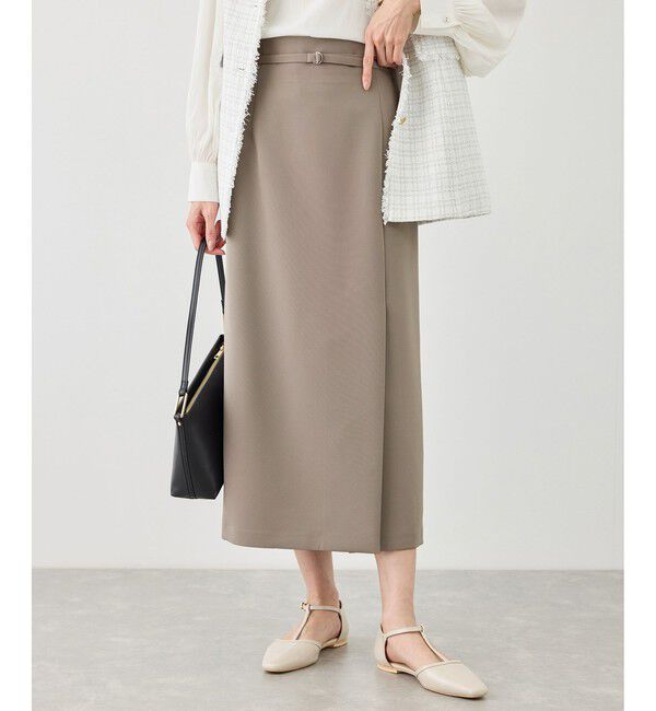 Rope&rsquo;Picnic「【WEB限定】360&deg;ウルトラストレッチ タイトスカート/UVカット・花粉ガード・セットアップ対応」|スカート|