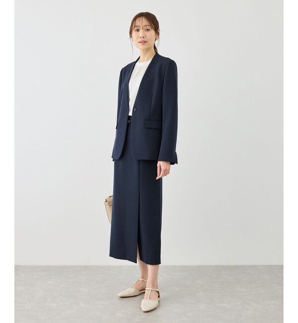 Rope&rsquo;Picnic「【WEB限定】360&deg;ウルトラストレッチ タイトスカート/UVカット・花粉ガード・セットアップ対応」|スカート|