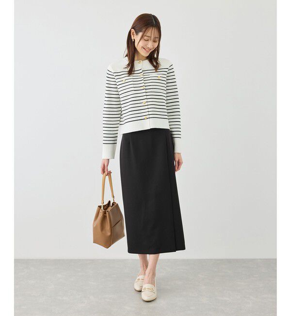 Rope&rsquo;Picnic「【WEB限定】360&deg;ウルトラストレッチ タイトスカート/UVカット・花粉ガード・セットアップ対応」|スカート|