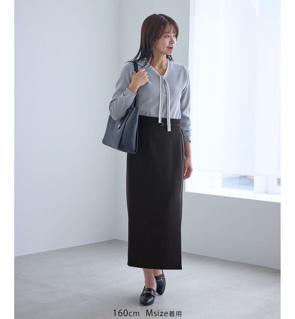 Rope&rsquo;Picnic「【WEB限定】360&deg;ウルトラストレッチ タイトスカート/UVカット・花粉ガード・セットアップ対応」|スカート|