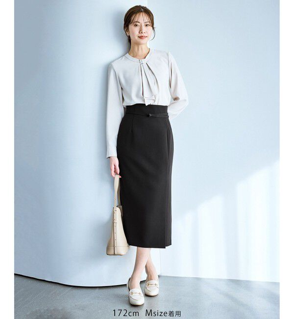 Rope&rsquo;Picnic「【WEB限定】360&deg;ウルトラストレッチ タイトスカート/UVカット・花粉ガード・セットアップ対応」|スカート|