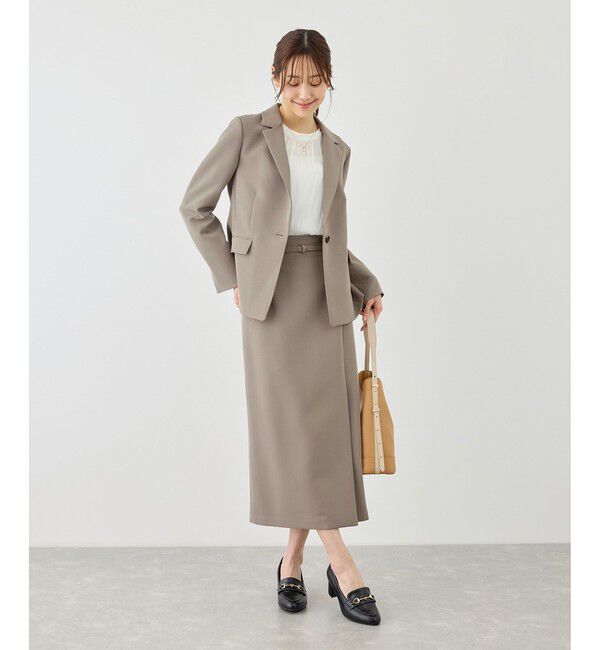 Rope&rsquo;Picnic「【WEB限定】360&deg;ウルトラストレッチ タイトスカート/UVカット・花粉ガード・セットアップ対応」|スカート|