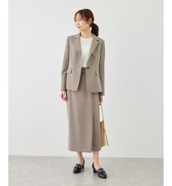 Rope&rsquo;Picnic「【WEB限定】360&deg;ウルトラストレッチ タイトスカート/UVカット・花粉ガード・セットアップ対応」|スカート|