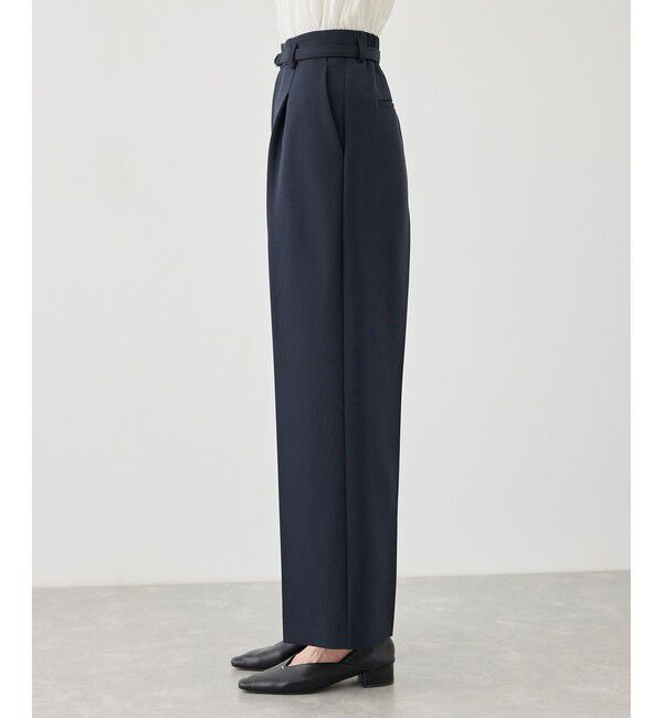 Rope&rsquo;Picnic「【WEB限定カラー】360&deg;ウルトラストレッチ ワイドパンツ/花粉ガード・入卒式・セットアップ対応」|チノ|