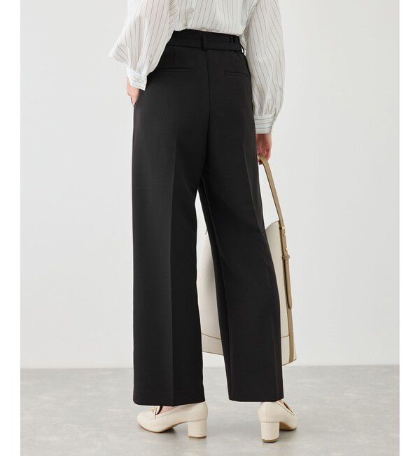 Rope&rsquo;Picnic「【WEB限定カラー】360&deg;ウルトラストレッチ ワイドパンツ/花粉ガード・入卒式・セットアップ対応」|チノ|