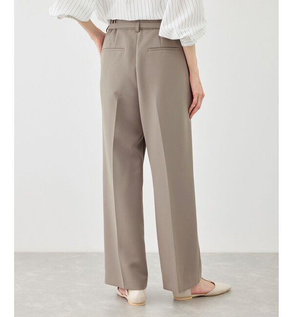 Rope&rsquo;Picnic「【WEB限定カラー】360&deg;ウルトラストレッチ ワイドパンツ/花粉ガード・入卒式・セットアップ対応」|チノ|