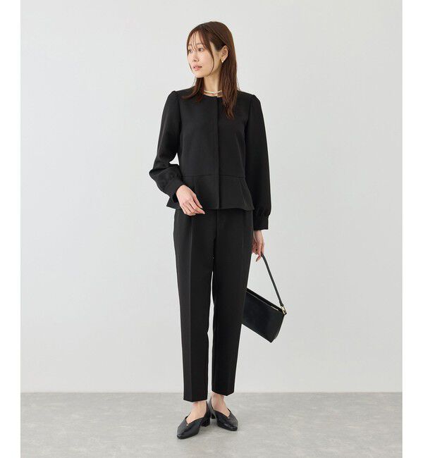 Rope&rsquo;Picnic「360&deg;ウルトラストレッチ テーパードパンツ/花粉ガード・入卒式・セットアップ対応」|チノ|