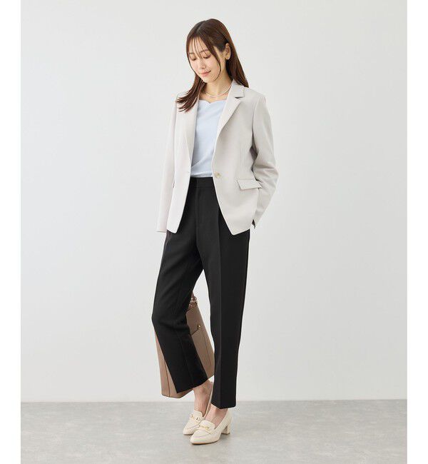 Rope&rsquo;Picnic「360&deg;ウルトラストレッチ テーパードパンツ/花粉ガード・入卒式・セットアップ対応」|チノ|