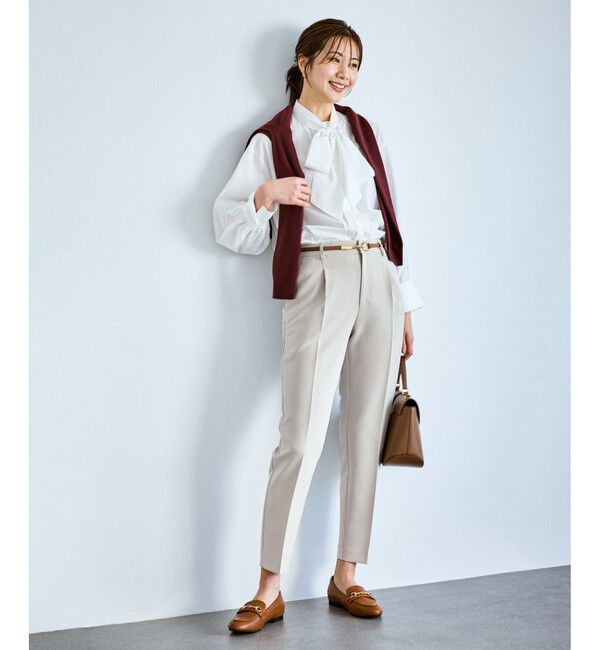 Rope&rsquo;Picnic「360&deg;ウルトラストレッチ テーパードパンツ/花粉ガード・入卒式・セットアップ対応」|チノ|