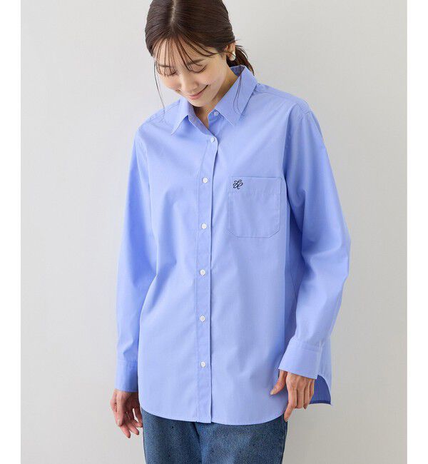 Rope&rsquo;Picnic「【WEB限定カラー】オーセンティックシャツ/UVカット・防シワ」|シャツ・ブラウス|