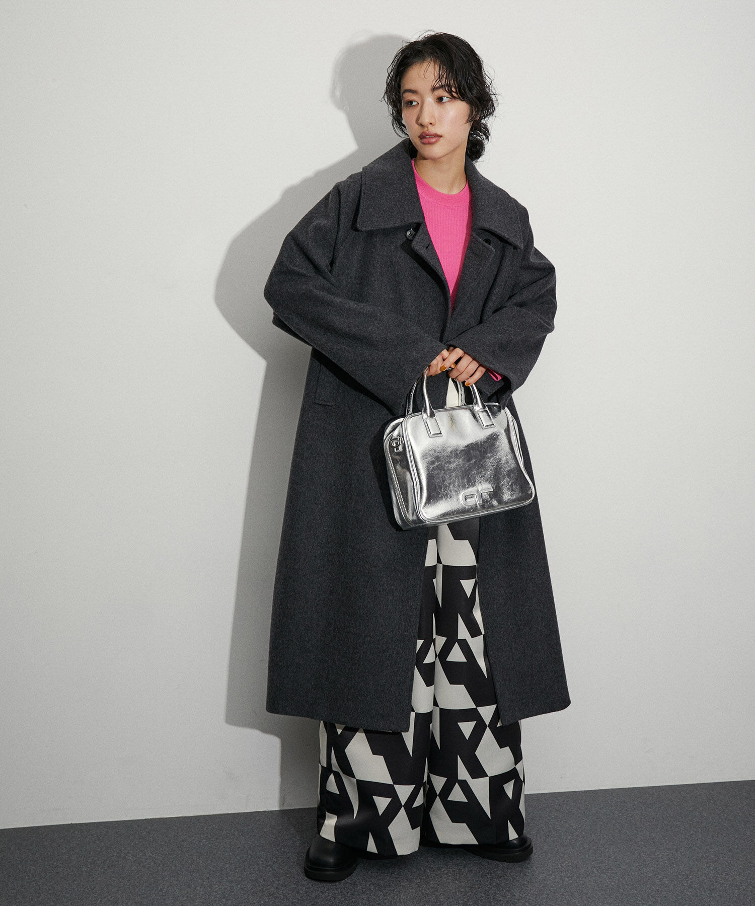 ADAM ET ROPE'「【一部WEB限定カラー・再入荷・サステナブル・2WAY】ロゴボストンバッグ」|ボストンバッグ|