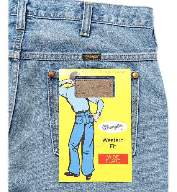 ADAM ET ROPE'「《別注》【Wrangler/ラングラー】WIDE FLARE JEAN / UNISEX」|デニム|