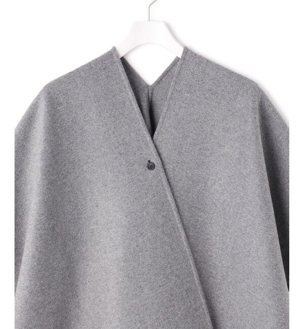 ADAM ET ROPE'「カシミアブレンドポンチョストール」|ストール|