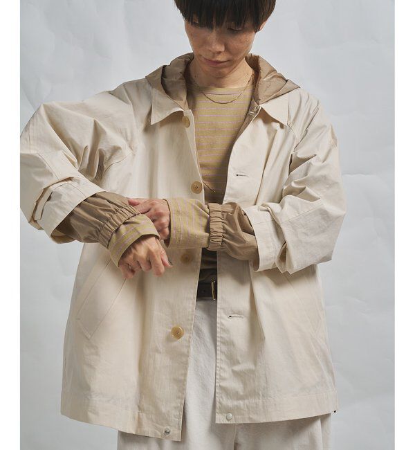GEMINI「【GEMINI】フードリバーシブルコート」|その他|ベージュ