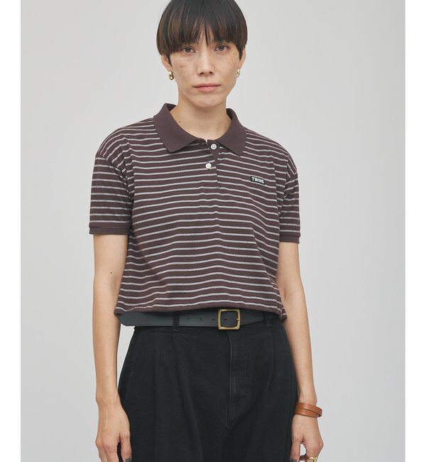 GEMINI「【GEMINI】ボーダーポロカットソー」|Tシャツ・カットソー|