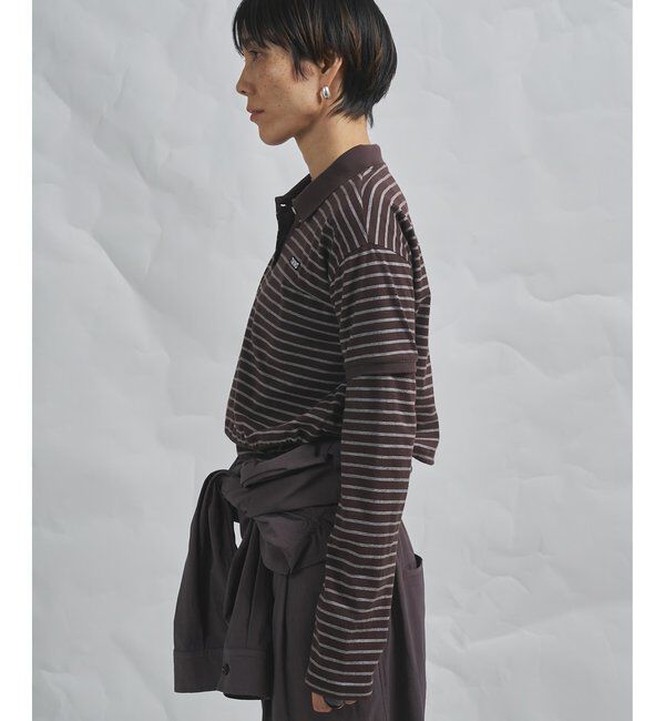 GEMINI「【GEMINI】ボーダーポロカットソー」|Tシャツ・カットソー|